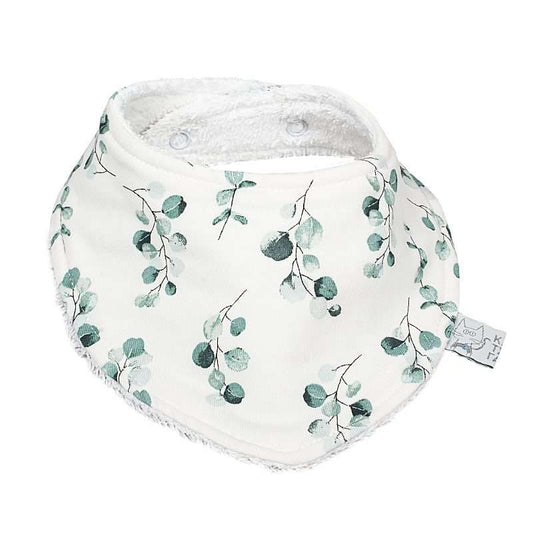 Përparëse-Bandana për Bebe Flowers Dusty Green