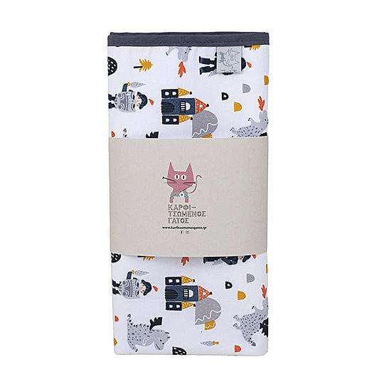 Mbulesë e Papërshkueshme nga Uji për Ndërrimin e Pelenave – Print Knight Castle