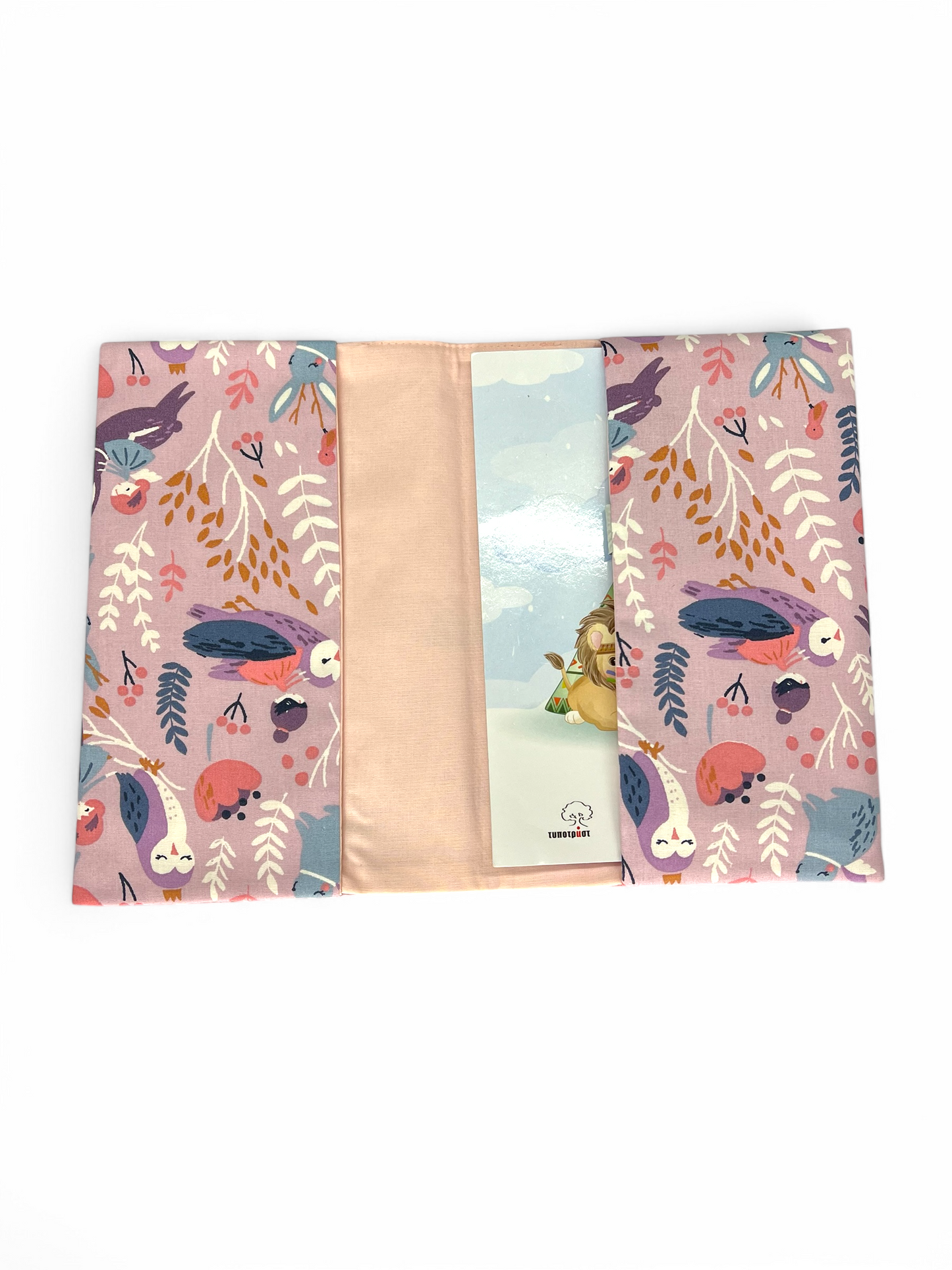 Mbrëmje shëndetësore libri shëndetësor i bërë nga pambuk Oeko-Tex me Owl Forest print