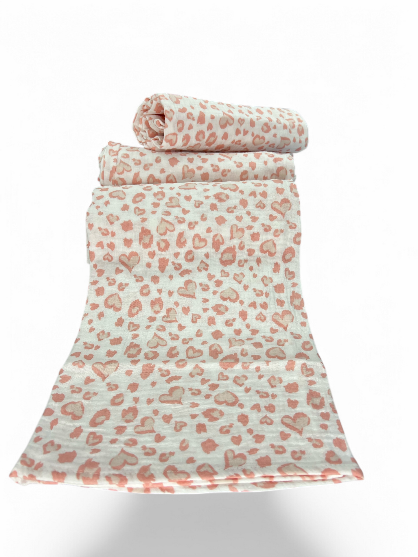 Muslin pambuku organik me printim Pink Animal