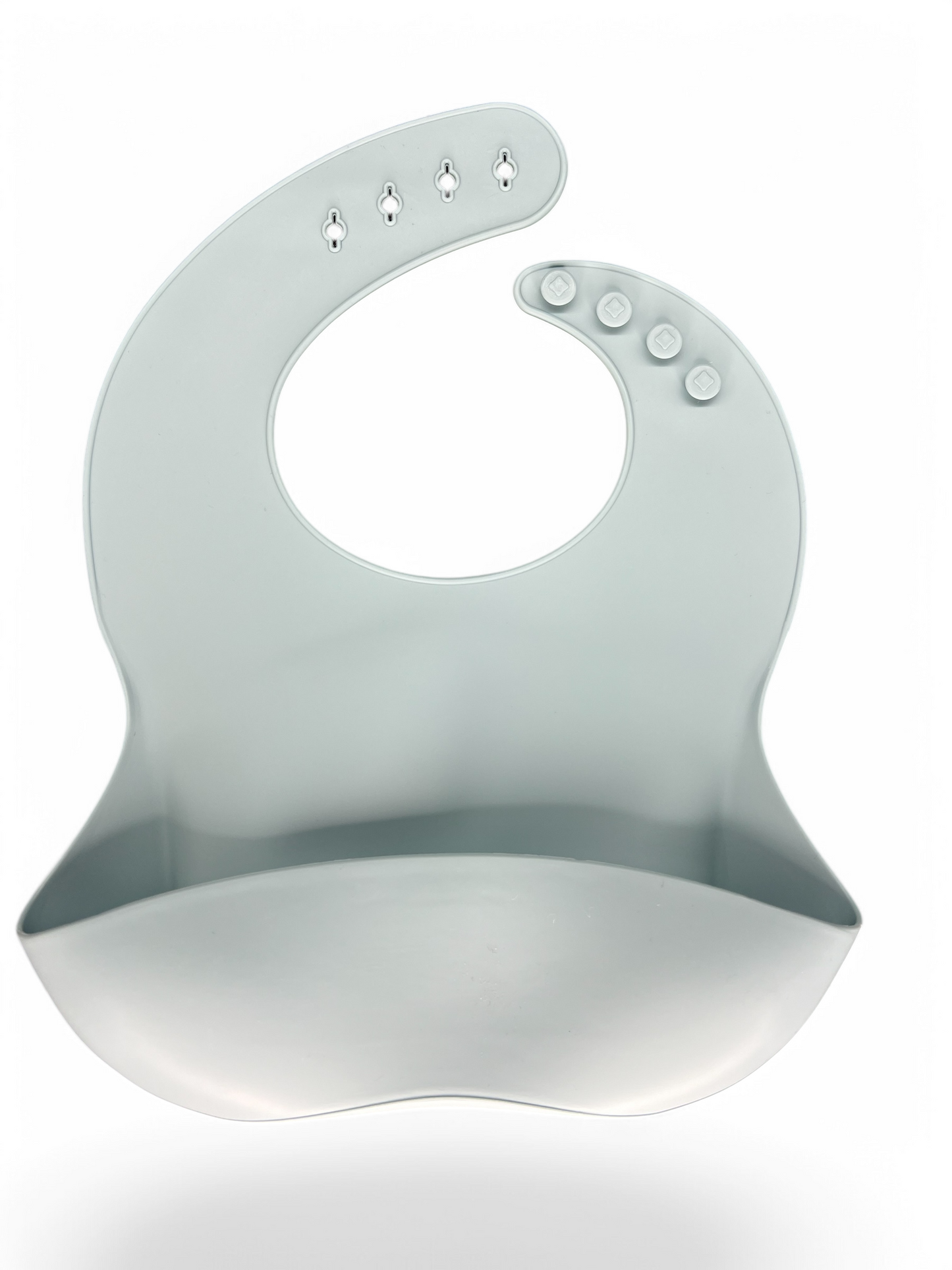 Bib silikoni light blue