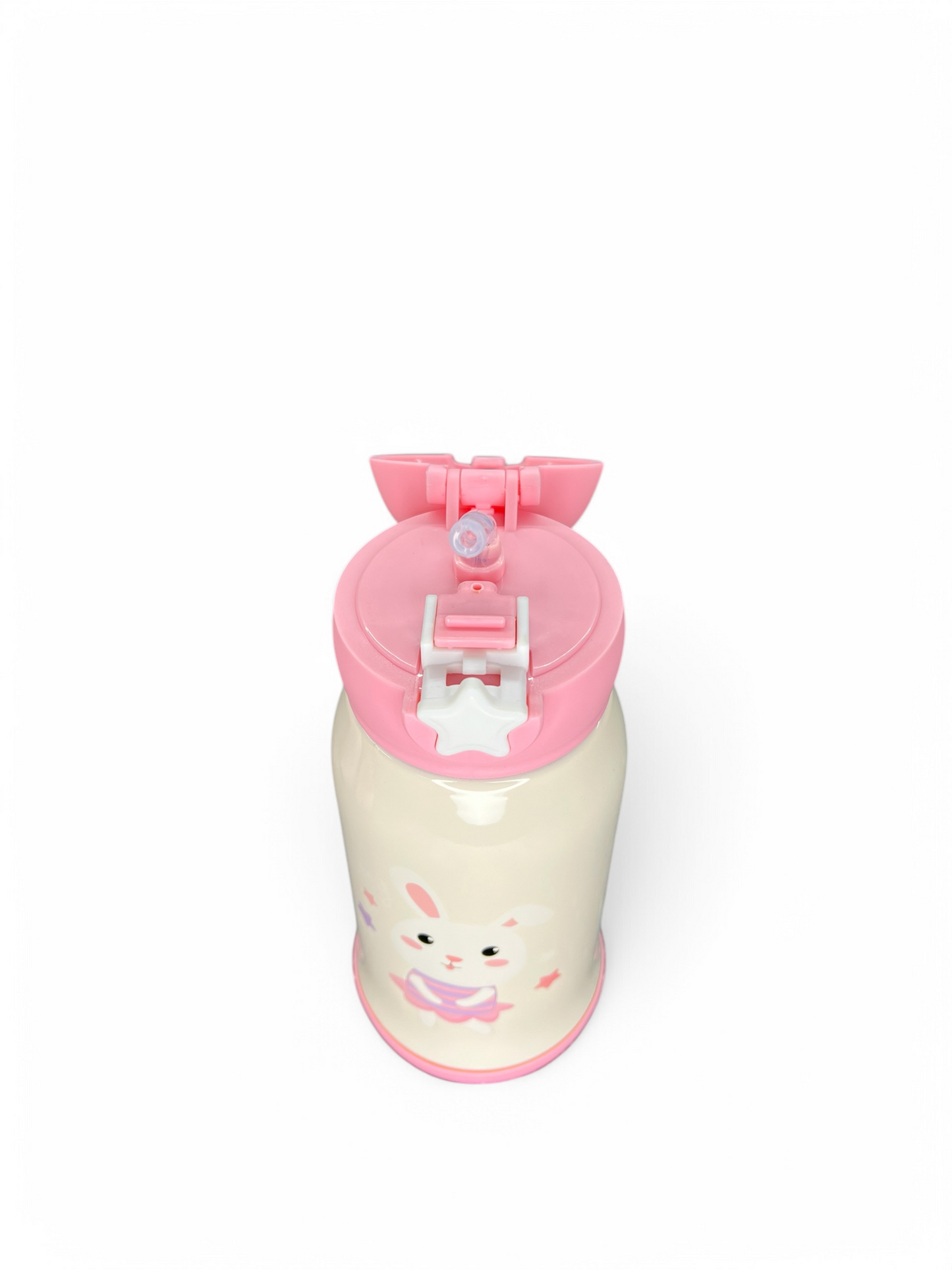 Shishe uji termike 600ml për fëmijë me banny, përfshin kapak shtesë dhe mbajtëse gote.