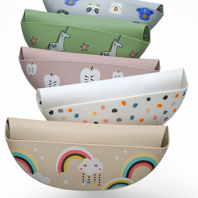 Bib silikoni me unicorns