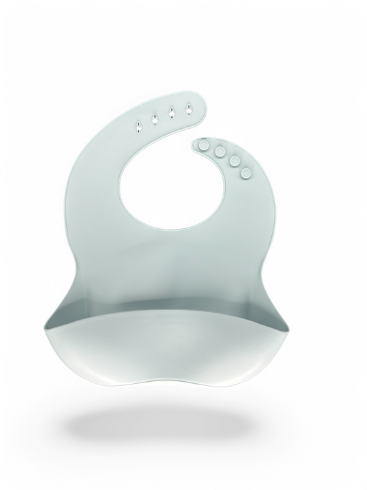 Bib silikoni light blue