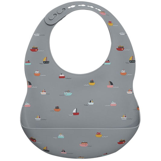 Bib silikoni me grey boats